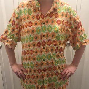 Kenny Flowers Ikat Button Down shirt